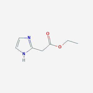 molecular formula C7H10N2O2 B1612211 ethyl 2-(1H-imidazol-2-yl)acetate CAS No. 791569-71-6