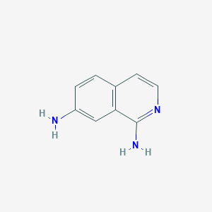 molecular formula C9H9N3 B1612221 Isoquinoline-1,7-diamine CAS No. 244219-96-3