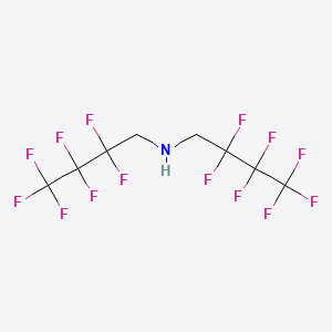 molecular formula C8H5F14N B1612226 双(1H,1H-丙基氟丁基)胺 CAS No. 356-08-1