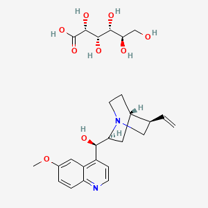 molecular formula C26H36N2O9 B1612244 奎宁葡萄糖酸盐 CAS No. 4325-25-1