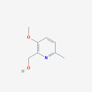 molecular formula C8H11NO2 B1612258 (3-甲氧基-6-甲基吡啶-2-基)甲醇 CAS No. 848696-30-0