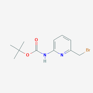 B1612290 Tert-butyl 6-(bromomethyl)pyridin-2-ylcarbamate CAS No. 400781-16-0