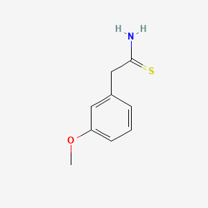molecular formula C9H11NOS B1612296 2-(3-甲氧基苯基)硫代乙酰胺 CAS No. 35582-11-7