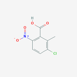 B1612301 3-Chloro-2-methyl-6-nitrobenzoic acid CAS No. 86315-08-4