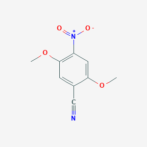 molecular formula C9H8N2O4 B1612302 2,5-Dimethoxy-4-nitrobenzonitrile CAS No. 42436-11-3