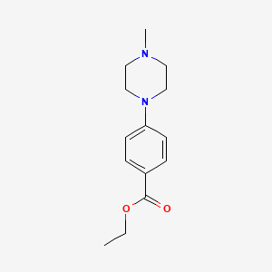 molecular formula C14H20N2O2 B1612307 4-(4-甲基哌嗪-1-基)苯甲酸乙酯 CAS No. 773137-71-6
