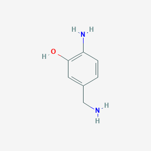 molecular formula C7H10N2O B1612312 2-Amino-5-(aminomethyl)phenol CAS No. 920511-81-5