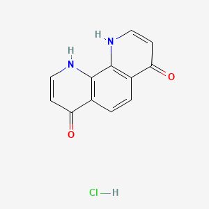 molecular formula C12H9ClN2O2 B1612315 4,7-Dihydroxy-1,10-phenanthroline hydrochloride CAS No. 61626-11-7