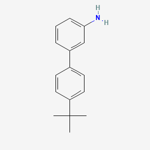 molecular formula C16H19N B1612395 3-(4-叔丁基苯基)苯胺 CAS No. 893738-00-6
