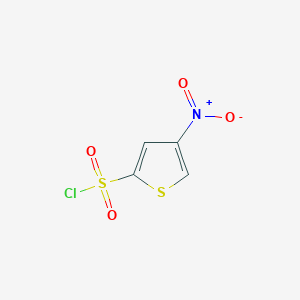 molecular formula C4H2ClNO4S2 B1612425 4-硝基噻吩-2-磺酰氯 CAS No. 40358-04-1