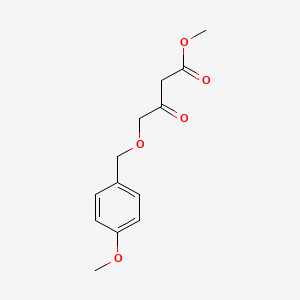 molecular formula C13H16O5 B1612426 4-[(4-甲氧苯基)甲氧基]-3-氧代丁酸甲酯 CAS No. 921209-92-9