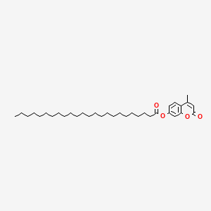 molecular formula C34H54O4 B1612431 4-Methyl-2-oxo-2H-1-benzopyran-7-yl tetracosanoate CAS No. 84434-52-6