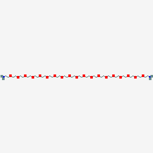 molecular formula C40H84N2O19 B1612433 O,O'-双(2-氨基乙基)十八乙二醇 CAS No. 892154-56-2