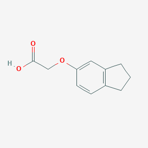 molecular formula C11H12O3 B161245 (Indan-5-yloxy)-acetic acid CAS No. 1878-58-6