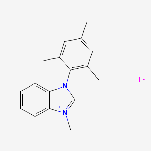 molecular formula C17H19IN2 B1612457 3-Mesityl-1-methyl-1H-benzimidazolium iodide CAS No. 937807-73-3