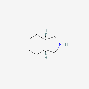 molecular formula C8H13N B1612464 cis-2,3,3a,4,7,7a-Hexahydro-1h-isoindole CAS No. 2144-87-8