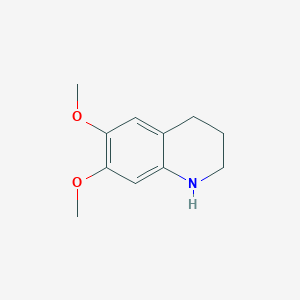molecular formula C11H15NO2 B1612466 6,7-Dimethoxy-1,2,3,4-tetrahydroquinoline CAS No. 99986-04-6