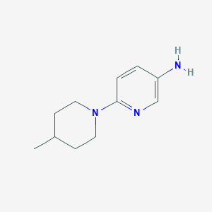molecular formula C11H17N3 B1612468 6-(4-Methylpiperidin-1-yl)pyridin-3-amine CAS No. 767583-34-6