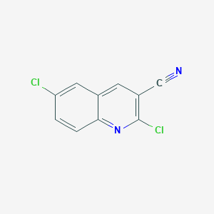 molecular formula C10H4Cl2N2 B1612470 2,6-二氯喹啉-3-腈 CAS No. 948291-61-0