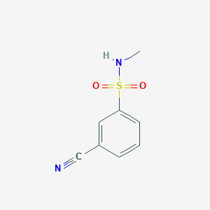 molecular formula C8H8N2O2S B1612473 3-cyano-N-methylbenzenesulfonamide CAS No. 56542-62-2