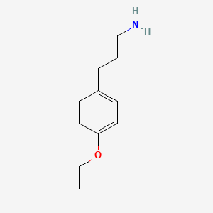 molecular formula C11H17NO B1612477 3-(4-Ethoxyphenyl)propan-1-amine CAS No. 36397-24-7