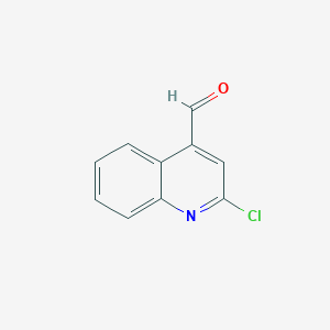 molecular formula C10H6ClNO B1612479 2-氯喹啉-4-甲醛 CAS No. 855613-24-0