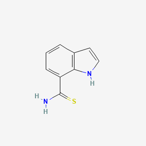 molecular formula C9H8N2S B1612482 1H-Indole-7-carbothioamide CAS No. 885272-34-4