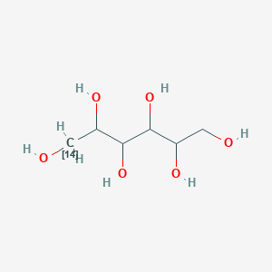 molecular formula C6H14O6 B1612491 D-Mannitol-1-14C CAS No. 88404-24-4