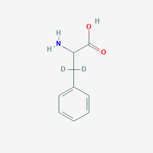 molecular formula C9H11NO2 B1612497 DL-Phenylalanine-3,3-d2 CAS No. 96259-02-8