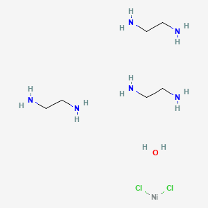 molecular formula C6H26Cl2N6NiO B1612505 Tris(ethylenediamine)nickel(II) chloride hydrate CAS No. 699012-90-3