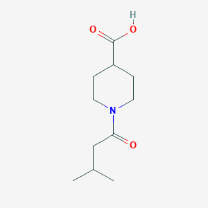 1-(3-Methylbutanoyl)piperidine-4-carboxylic acid