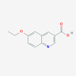 molecular formula C12H11NO3 B1612527 6-Ethoxyquinoline-3-carboxylic acid CAS No. 948289-86-9