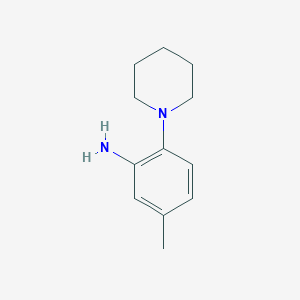 5-Methyl-2-(1-piperidinyl)aniline