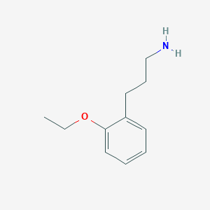 molecular formula C11H17NO B1612531 3-(2-乙氧基苯基)丙胺 CAS No. 937653-39-9