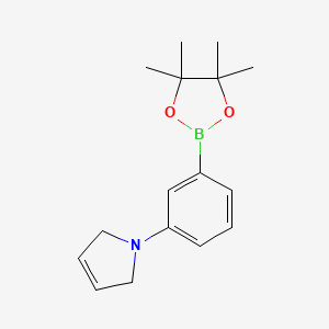 1-[3-(4,4,5,5-Tetramethyl-[1,3,2]dioxaborolan-2-YL)-phenyl]-2,5-dihydro-1H-pyrrole