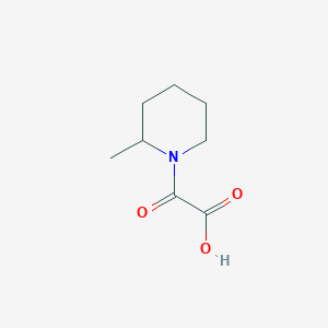 molecular formula C8H13NO3 B1612546 (2-Methylpiperidin-1-yl)(oxo)acetic acid CAS No. 77654-61-6