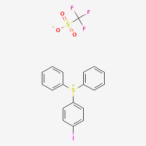 molecular formula C19H14F3IO3S2 B1612551 (4-Iodophenyl)diphenylsulfonium triflate CAS No. 255056-46-3
