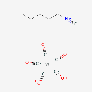 molecular formula C11H11NO5W B1612552 Carbon monoxide;1-isocyanopentane;tungsten CAS No. 347145-09-9