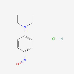 molecular formula C10H15ClN2O B1612553 N,N-Diethyl-4-nitrosoaniline hydrochloride CAS No. 53743-85-4
