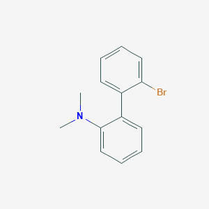 molecular formula C14H14BrN B1612562 2-(Dimethylamino)-2'-bromo-1,1'-biphenyl CAS No. 213697-67-7