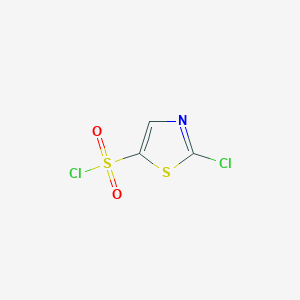 molecular formula C3HCl2NO2S2 B1612563 2-Chloro-1,3-thiazole-5-sulfonyl chloride CAS No. 88917-11-7