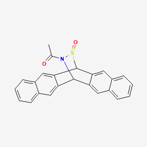molecular formula C24H17NO2S B1612564 13,6-N-磺酰基乙酰氨基并五苯 CAS No. 454675-76-4