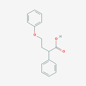 molecular formula C16H16O3 B1612572 4-Phenoxy-2-phenylbutanoic acid CAS No. 854624-09-2