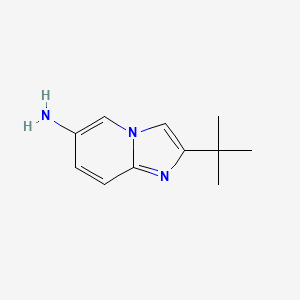 molecular formula C11H15N3 B1612574 2-(tert-Butyl)imidazo[1,2-a]pyridin-6-amine CAS No. 904814-15-9