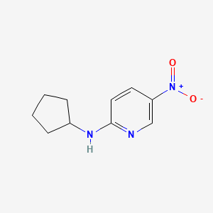 molecular formula C10H13N3O2 B1612585 N-cyclopentyl-5-nitropyridin-2-amine CAS No. 939376-51-9