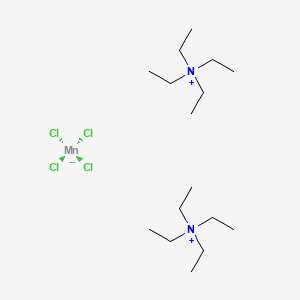 molecular formula C16H40Cl4MnN2 B1612601 Tetrachloromanganese(2-);tetraethylazanium CAS No. 6667-73-8