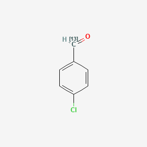 molecular formula C7H5ClO B1612604 4-Chlorobenzaldehyde-alpha-13C CAS No. 286013-17-0