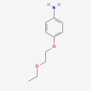 molecular formula C10H15NO2 B1612612 4-(2-乙氧基乙氧基)苯胺 CAS No. 65999-71-5