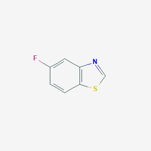 molecular formula C7H4FNS B161262 5-Fluorobenzo[d]thiazole CAS No. 1644-85-5