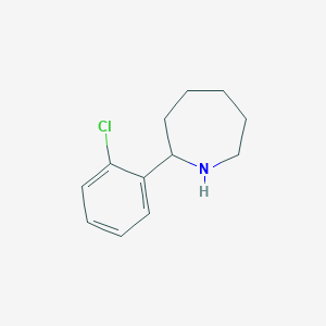 molecular formula C12H16ClN B1612623 2-(2-Chlorophenyl)azepane CAS No. 887360-60-3